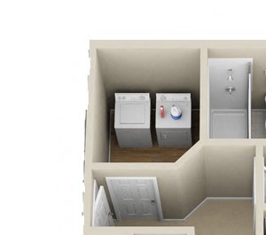Autumn Hill Autumn Hill 3D 1 bedroom apartment. Kitchen with bartop open to living & dinning rooms. 1 full bathroom. Two closets in bedroom. Patio/balcony.